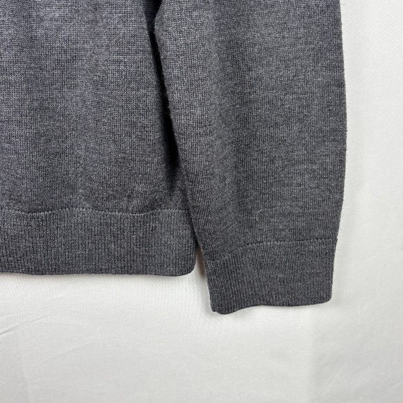 Hart Schaffner Marx Men V-neck sweater Sz XL 100% Extra Fine Merino Wool Classic - Picture 7 of 11